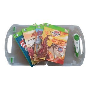 Leap-Frog TAG Activity Storybook Bundle (Lot of 4) - Hardcover With Case & Pen